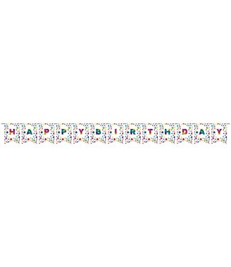 Creative Converting CUSTOM PENNANT RAINBOW FOIL