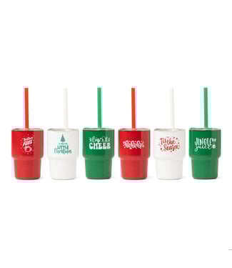 DM MERCHANDISING Assorted Santa's Lil' Sipper Mini Tumbler