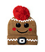 DM MERCHANDISING Night Scope™ Kid’s Christmas Rechargeable LED Pom Hat