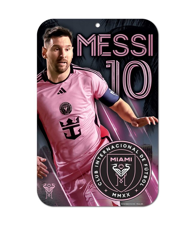 WINCRAFT 11inX17in SIGN MESSI