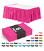 EXQUISITE 14inX29in TABLE SKIRT PINK