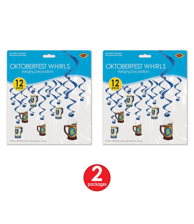 BEISTLE 12CT WHIRLS OKTOBERFEST