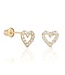 CUTIES EARRINGS STUDS IN GOLD