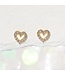 CUTIES EARRINGS STUDS IN GOLD