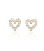 CUTIES EARRINGS STUDS IN GOLD