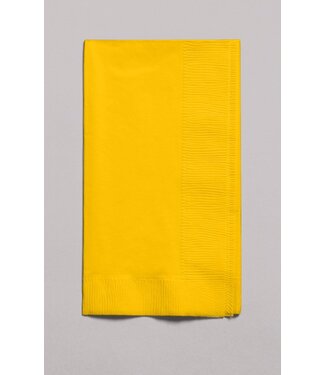 Creative Converting 100CT DINNER NAPKIN SCHOOL BUS YELLOW