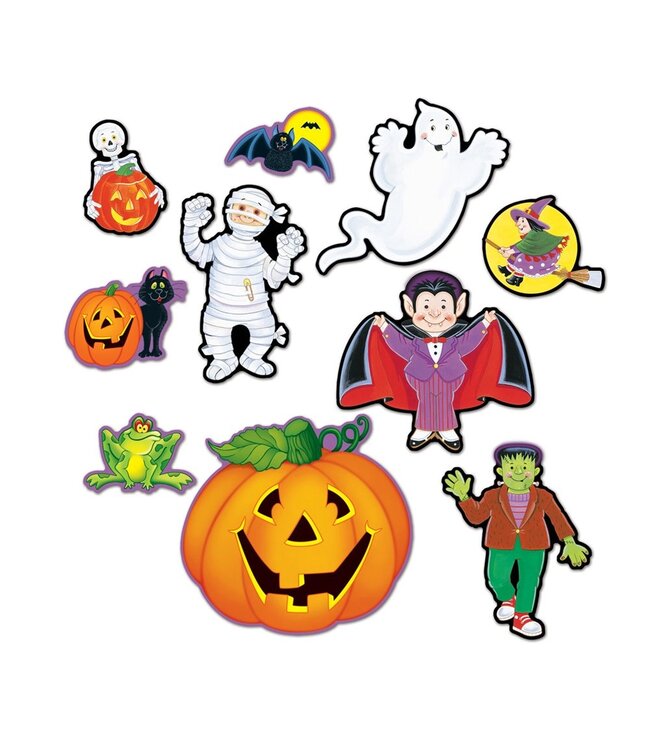 BEISTLE 10CT CUTOUTS HALLOWEEN