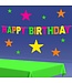 BEISTLE 7.5FT BANNER NEON HAPPY BIRTHDAY