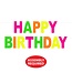 BEISTLE 7.5FT BANNER NEON HAPPY BIRTHDAY