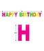 BEISTLE 7.5FT BANNER NEON HAPPY BIRTHDAY