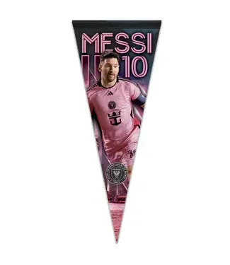WINCRAFT Inter Miami CF Premium Pennant 12" x 30" Lionel Messi