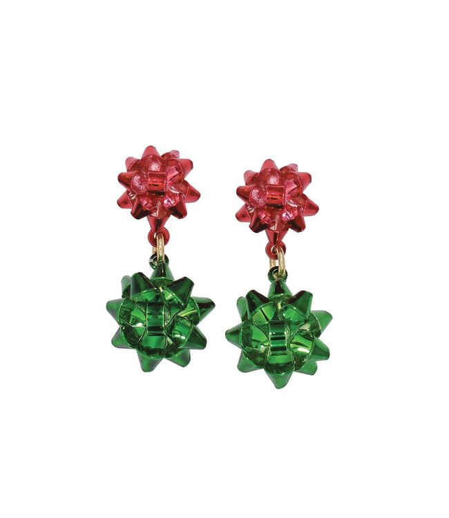 Periwinkle Dangling festive bows