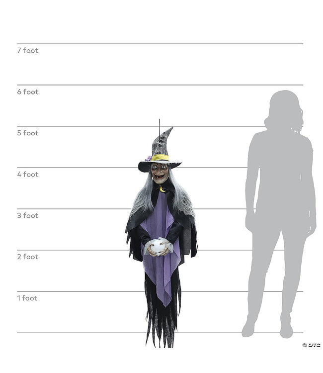 Morris 5 ft. Hanging Hag Prop Halloween Decoration