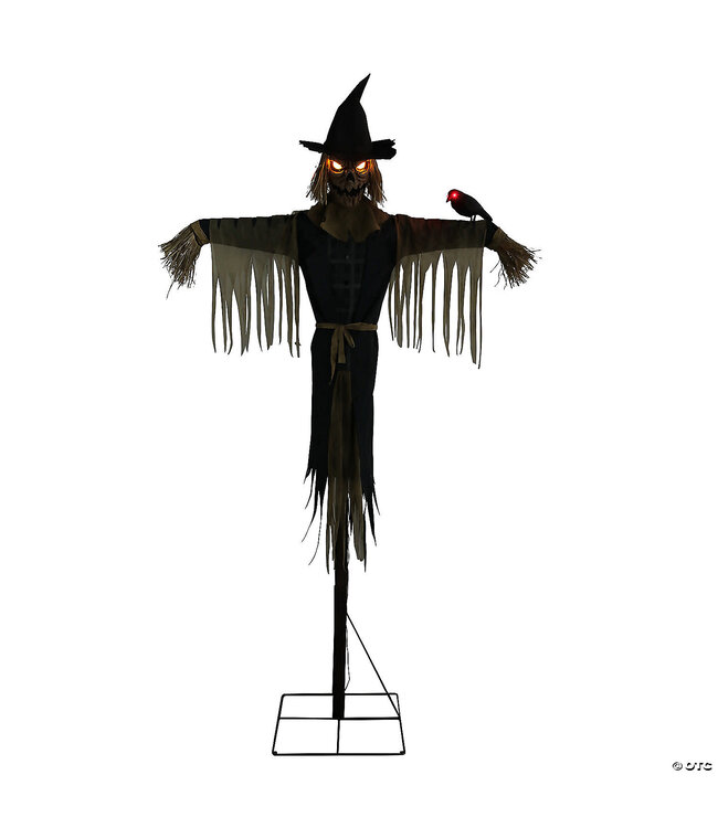 Morris 96" Staked Scarecrow Animated Halloween Prop