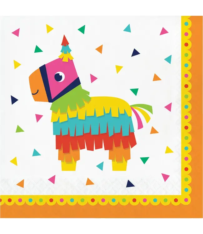 Creative Converting Fiesta Fun Luncheon Napkins-16 Count