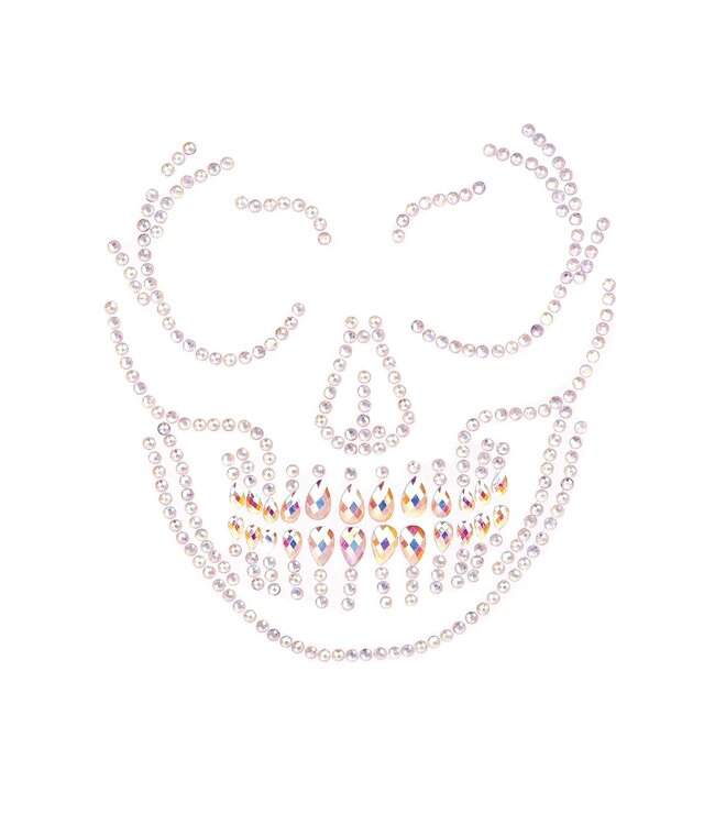 LEG AVENUE GLOW SKULL FACE JEWELS