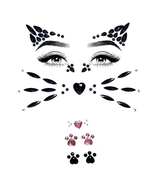 LEG AVENUE CAT FACE JEWELS