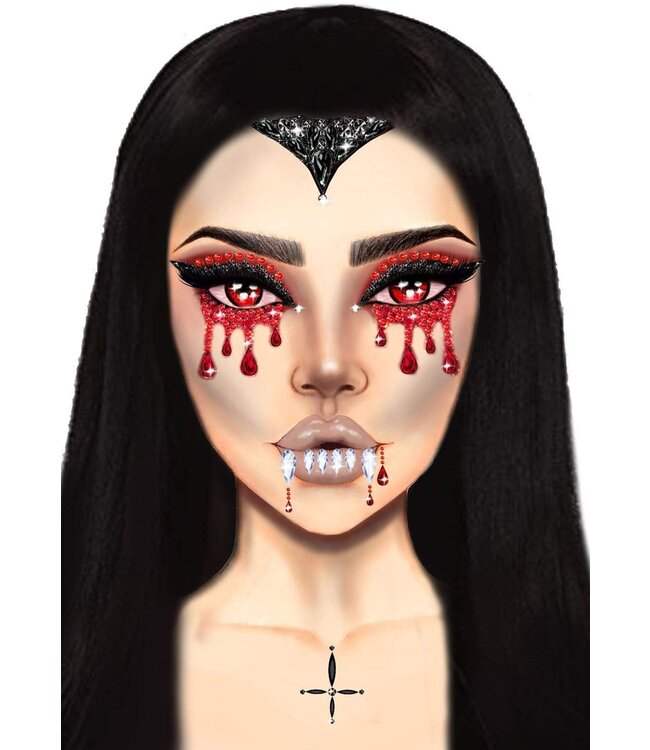 LEG AVENUE VAMPIRE FACE JEWELS