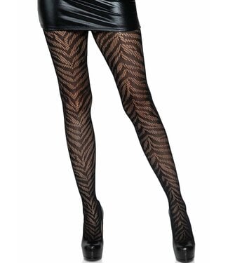 LEG AVENUE ZEBRA NET TIGHTS