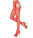 LEG AVENUE FISHNET PANTYHOSE RED