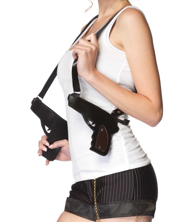 LEG AVENUE DOUBLE ZIPPER HOLSTER