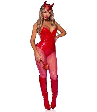 LEG AVENUE GLITTER DEVIL HORN HEADBAND