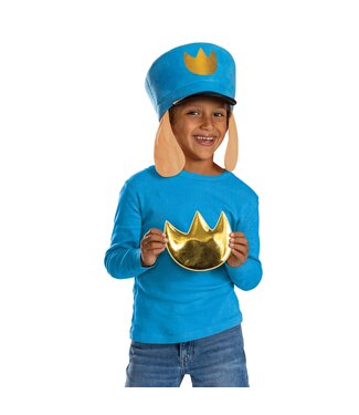 DISGUISE DOG MAN KIT HAT & BADGE
