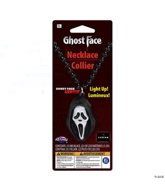 Fun World Ghost Face® Light Up Necklace