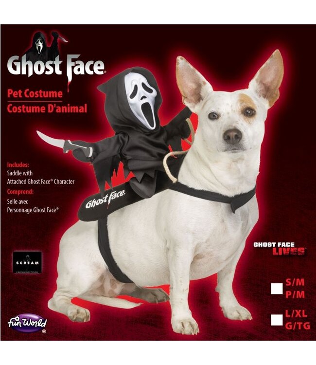 Fun World GHOST FACE RIDER PET VEST