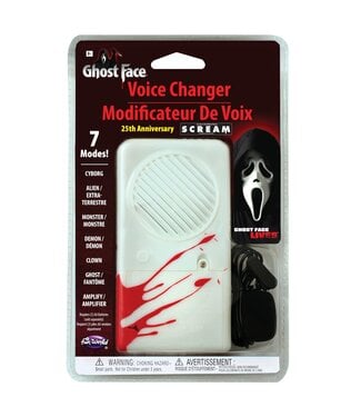 Fun World Ghost Face® 25th Movie Anniversary Deluxe Voice Changer
