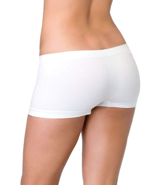LEG AVENUE BOYSHORTS WHITE ADULT
