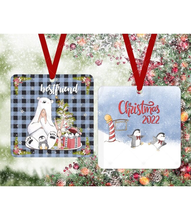 Periwinkle CHRISTMAS PENGUIN & POLAR BEAR