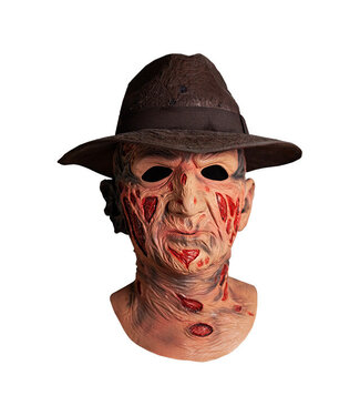 TRICK OR TREAT FREDDY KRUEGER DELUXE MASK W/HAT SPRINGWOOD SLASHER