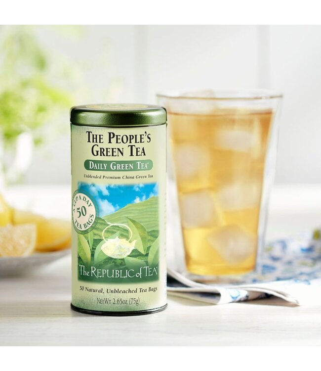 THE REPUBLIC OF TEA The People's Green Tea Bags