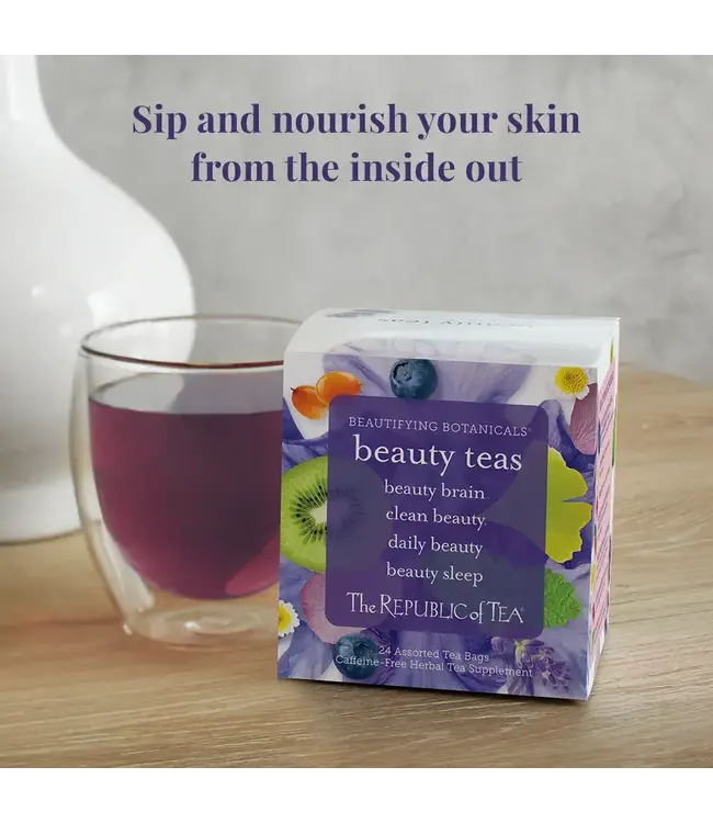 THE REPUBLIC OF TEA Beautifying Botanicals® Tea Assortment-24 Count