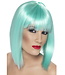 SMIFFY'S Glam Wig, Neon Aqua