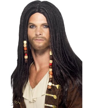 SMIFFY'S Pirate Wig, Black