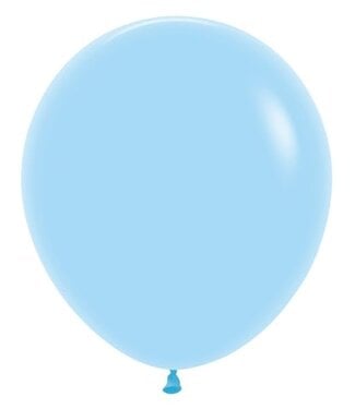 Sempertex 18 inch Sempertex Pastel Matte Blue Latex 6 count
