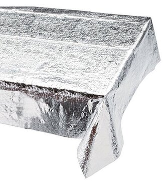 Creative Converting TABLE COVER MET SILVER