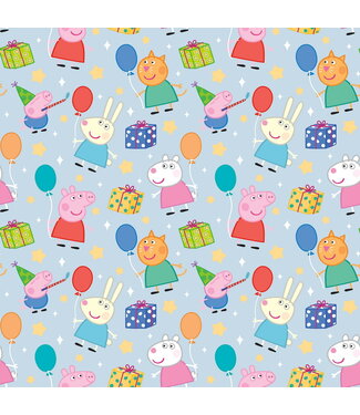 UNIQUE INDUSTRIES INC 5FT GIFT WRAP PEPPA PIG