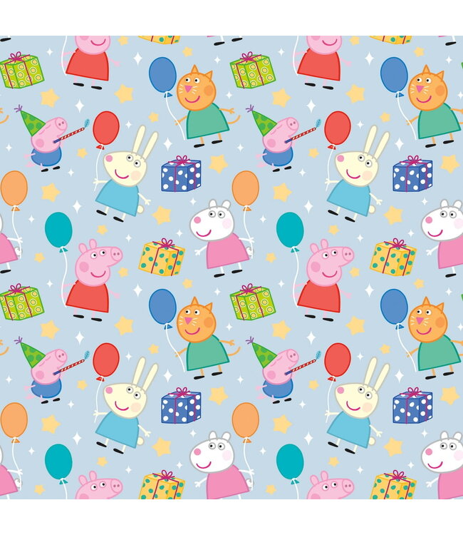 UNIQUE INDUSTRIES INC 5FT GIFT WRAP PEPPA PIG