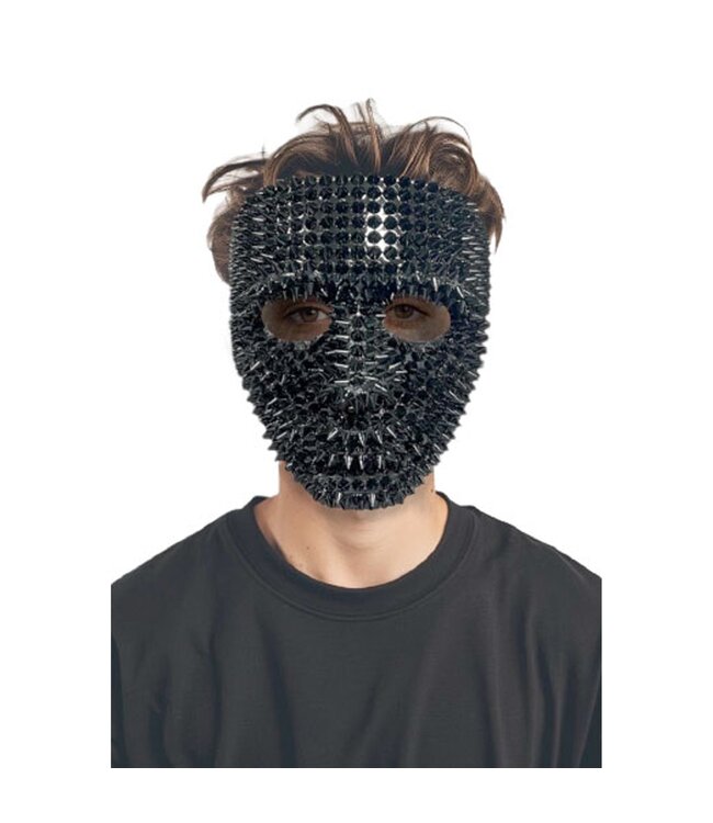 Fun World SPIKED BLACK MASK