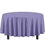 EXQUISITE 84in ROUND TABLE COVER LAVENDER