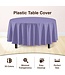 EXQUISITE 84in ROUND TABLE COVER LAVENDER