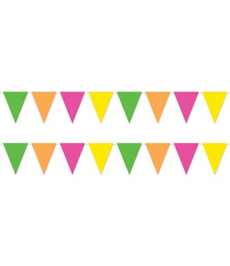 BEISTLE 12FT PENNANT BANNER NEON