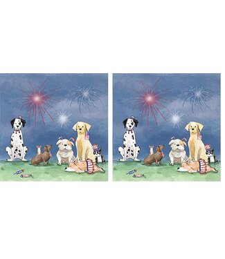 BOSTON INTERNATIONAL 20CT BEV PATRIOTIC PUPS