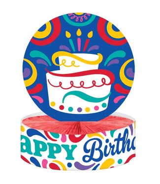 Creative Converting CENTERPIECE BIRTHDAY SWIRLS