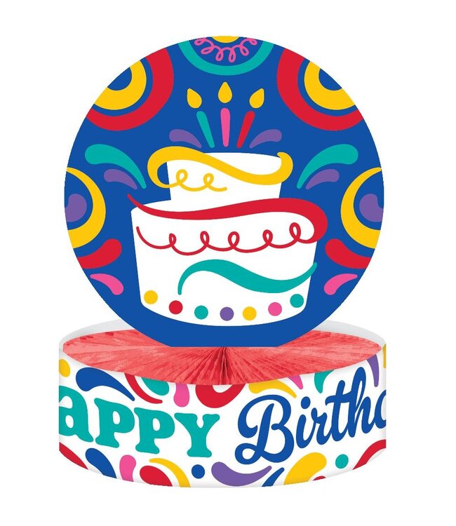 Creative Converting CENTERPIECE BIRTHDAY SWIRLS