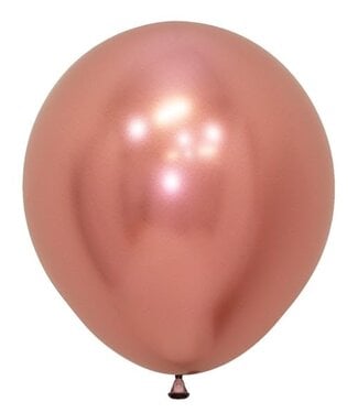 Sempertex 18" REFLEX ROSE GOLD 6 count