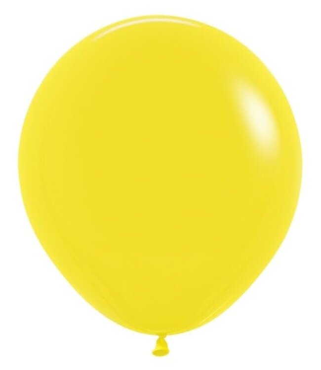 Sempertex 18" FASHION YELLOW 6 count